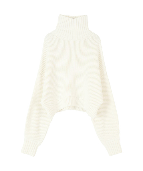 titivate(ティティベイト)の「ボリュームニット(ニット/セーター・レディース・アイボリー/ライトベージュ/ライトグレー/ライトブラウン/チャコール/ブラック・S/M)」の2枚目の写真