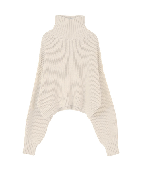 titivate(ティティベイト)の「ボリュームニット(ニット/セーター・レディース・アイボリー/ライトベージュ/ライトグレー/ライトブラウン/チャコール/ブラック・S/M)」の7枚目の写真