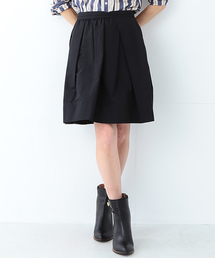 Demi-Luxe BEAMS | Demi-Luxe BEAMS / タフタタック フレアースカート(スカート)