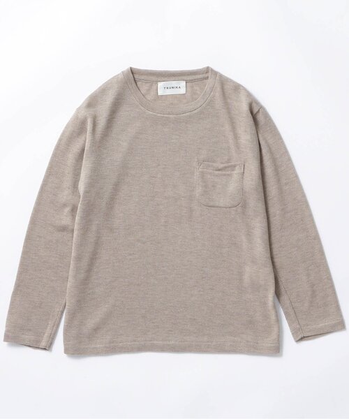 TRUNIKA(トラニカ)の「LS CREW NECK POCKET TEE(Tシャツ/カットソー)」|キナリ