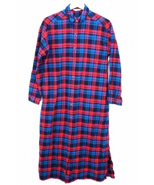 ブランド古着 18aw ロング ネルシャツワンピース ワンピース Child Woman チャイルドウーマン のファッション通販 Zozoused