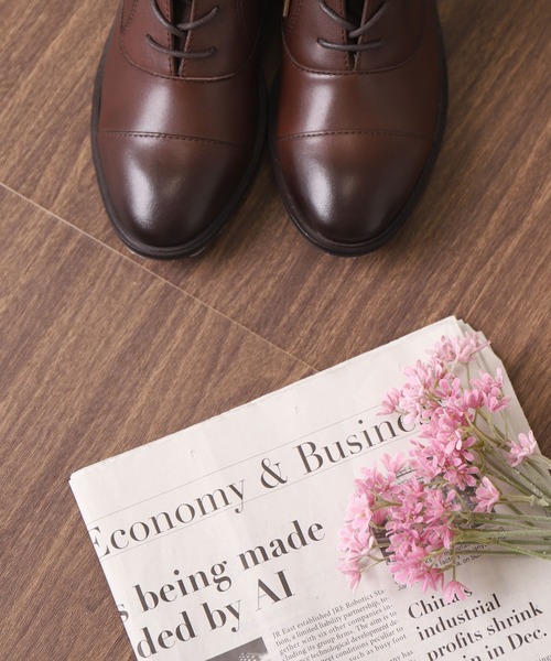 artemis by DIANA（アルテミスバイダイアナ）の「本革レースアップショートブーツ（ブーツ・レディース・ブラック/ダークブラウン・22.5cm/23.0cm/23.5cm/24.0cm/24.5cm）」の15枚目の写真