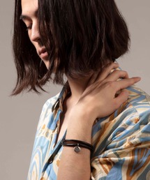 KUCROMEN（クークロメン）の「「ieLS」レザーブレスレット（ブレスレット）」