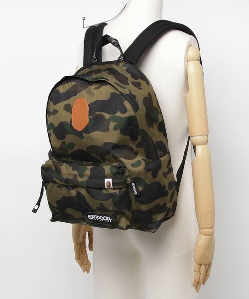 A bathing ape 1st BAPE OUTDOOR 迷彩バックパック A bathing ape 1st BAPE OUTDOOR 迷彩バックパック A BATHING