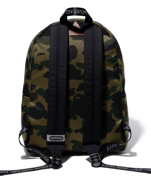 A bathing ape 1st BAPE OUTDOOR 迷彩バックパック A BATHING APE（アベイシングエイプ）の「BAPE X OUTDOOR
