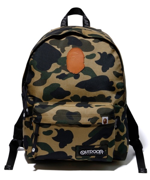 A bathing ape 1st BAPE OUTDOOR 迷彩バックパック A BATHING APE（アベイシングエイプ）の「BAPE X OUTDOOR