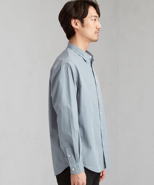 green label relaxing（グリーンレーベルリラクシング）の「CM G/D ジャストルーズ レギュラーカラー シャツ（シャツ/ブラウス・メンズ・ロイヤルブルー/ナチュラル/ダークグリーン・SMALL/MEDIUM/X-LARGE/LARGE）」の8枚目の写真