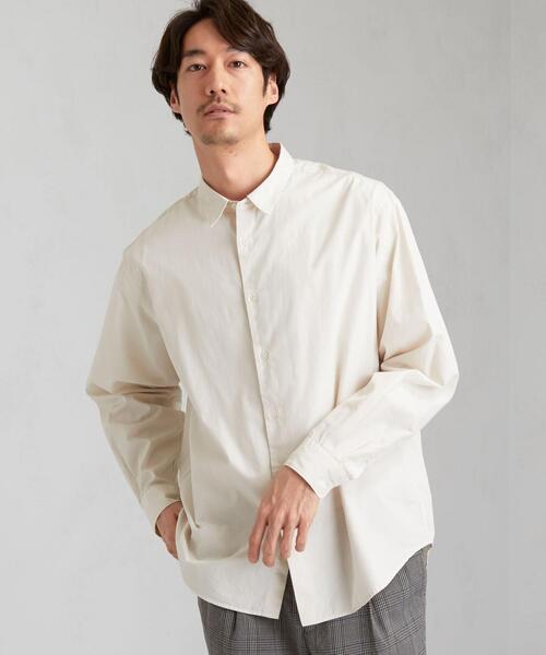 green label relaxing（グリーンレーベルリラクシング）の「CM G/D ジャストルーズ レギュラーカラー シャツ（シャツ/ブラウス・メンズ・ロイヤルブルー/ナチュラル/ダークグリーン・SMALL/MEDIUM/X-LARGE/LARGE）」の18枚目の写真