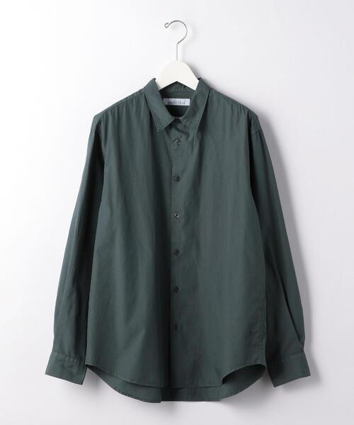 green label relaxing（グリーンレーベルリラクシング）の「CM G/D ジャストルーズ レギュラーカラー シャツ（シャツ/ブラウス・メンズ・ロイヤルブルー/ナチュラル/ダークグリーン・SMALL/MEDIUM/X-LARGE/LARGE）」の11枚目の写真