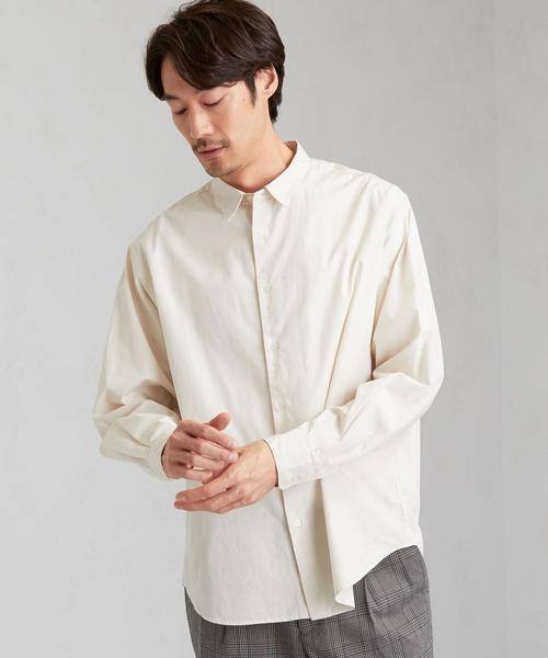 green label relaxing（グリーンレーベルリラクシング）の「CM G/D ジャストルーズ レギュラーカラー シャツ（シャツ/ブラウス・メンズ・ロイヤルブルー/ナチュラル/ダークグリーン・SMALL/MEDIUM/X-LARGE/LARGE）」の22枚目の写真