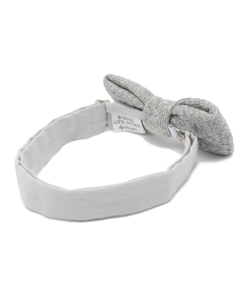 B:MING by BEAMS（ビーミングバイビームス）の「□ビーミング by ビームス / 裏毛KIDSボータイ（蝶ネクタイ・キッズ・ナチュラル/ライトグレー・ONE SIZE）」の3枚目の写真
