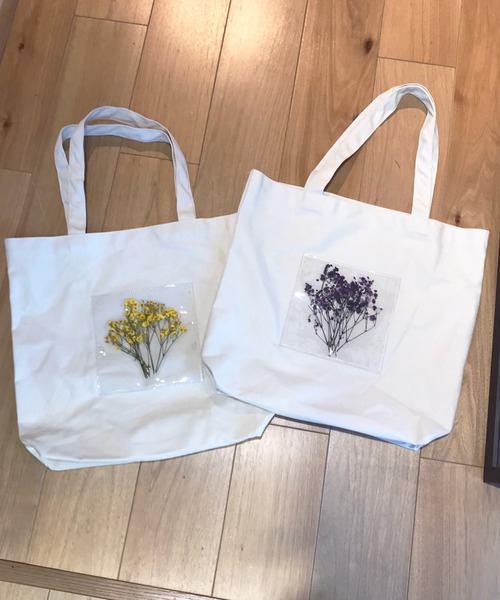 apres jour（アプレジュール）の「【apres jour×ARIAZ】ドライフラワートートバッグ（トートバッグ・レディース・パープル/イエロー/ライトピンク・FREE）」の7枚目の写真