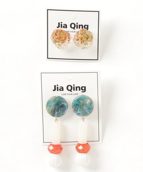 LA VORAGINE(ラ ヴォラジネ)の「ピアス(ピアス(両耳用)・レディース・ホワイト/オレンジ/ブルー/イエロー系その他/ピンク系その他/その他10/その他13/A/J/M/Q/R/S/ホワイト系その他6/ホワイト系その他7/ブラック系その他2/ブラック系その他4/ブラック系その他5/ブラック系その他6/ブラック系その他7/グレー系その他2/グレー系その他3/グレー系その他4/グレー系その他5/グレー系その他6/グレー系その他7/ピンク系その他4/ピンク系その他5/ピンク系その他6/ピンク系その他7/レッド系その他2/レッド系その他3/レッド系その他4/レッド系その他5/レッド系その他6/レッド系その他7/オレンジ系その他6/イエロー系その他2/イエロー系その他4/イエロー系その他5/イエロー系その他6/イエロー系その他7/ゴールド系その他3/ゴールド系その他5/ゴールド系その他6/ゴールド系その他7/シルバー系その他4/シルバー系その他6/シルバー系その他7/ベージュ系その他2/ベージュ系その他3/ベージュ系その他5/ベージュ系その他6/ベージュ系その他7/ブラウン系その他6/グリーン系その他3/グリーン系その他4/グリーン系その他5/グリーン系その他6/その他18/その他25/T/U/V/X/イエロー系その他3・FREE)」の11枚目の写真