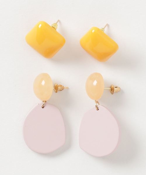 LA VORAGINE(ラ ヴォラジネ)の「ピアス(ピアス(両耳用)・レディース・ホワイト/オレンジ/ブルー/イエロー系その他/ピンク系その他/その他10/その他13/A/J/M/Q/R/S/ホワイト系その他6/ホワイト系その他7/ブラック系その他2/ブラック系その他4/ブラック系その他5/ブラック系その他6/ブラック系その他7/グレー系その他2/グレー系その他3/グレー系その他4/グレー系その他5/グレー系その他6/グレー系その他7/ピンク系その他4/ピンク系その他5/ピンク系その他6/ピンク系その他7/レッド系その他2/レッド系その他3/レッド系その他4/レッド系その他5/レッド系その他6/レッド系その他7/オレンジ系その他6/イエロー系その他2/イエロー系その他4/イエロー系その他5/イエロー系その他6/イエロー系その他7/ゴールド系その他3/ゴールド系その他5/ゴールド系その他6/ゴールド系その他7/シルバー系その他4/シルバー系その他6/シルバー系その他7/ベージュ系その他2/ベージュ系その他3/ベージュ系その他5/ベージュ系その他6/ベージュ系その他7/ブラウン系その他6/グリーン系その他3/グリーン系その他4/グリーン系その他5/グリーン系その他6/その他18/その他25/T/U/V/X/イエロー系その他3・FREE)」の19枚目の写真