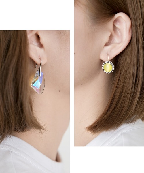 LA VORAGINE(ラ ヴォラジネ)の「ピアス(ピアス(両耳用)・レディース・ホワイト/オレンジ/ブルー/イエロー系その他/ピンク系その他/その他10/その他13/A/J/M/Q/R/S/ホワイト系その他6/ホワイト系その他7/ブラック系その他2/ブラック系その他4/ブラック系その他5/ブラック系その他6/ブラック系その他7/グレー系その他2/グレー系その他3/グレー系その他4/グレー系その他5/グレー系その他6/グレー系その他7/ピンク系その他4/ピンク系その他5/ピンク系その他6/ピンク系その他7/レッド系その他2/レッド系その他3/レッド系その他4/レッド系その他5/レッド系その他6/レッド系その他7/オレンジ系その他6/イエロー系その他2/イエロー系その他4/イエロー系その他5/イエロー系その他6/イエロー系その他7/ゴールド系その他3/ゴールド系その他5/ゴールド系その他6/ゴールド系その他7/シルバー系その他4/シルバー系その他6/シルバー系その他7/ベージュ系その他2/ベージュ系その他3/ベージュ系その他5/ベージュ系その他6/ベージュ系その他7/ブラウン系その他6/グリーン系その他3/グリーン系その他4/グリーン系その他5/グリーン系その他6/その他18/その他25/T/U/V/X/イエロー系その他3・FREE)」の5枚目の写真