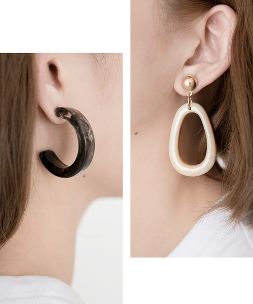 LA VORAGINE(ラ ヴォラジネ)の「ピアス(ピアス(両耳用)・レディース・ホワイト/オレンジ/ブルー/イエロー系その他/ピンク系その他/その他10/その他13/A/J/M/Q/R/S/ホワイト系その他6/ホワイト系その他7/ブラック系その他2/ブラック系その他4/ブラック系その他5/ブラック系その他6/ブラック系その他7/グレー系その他2/グレー系その他3/グレー系その他4/グレー系その他5/グレー系その他6/グレー系その他7/ピンク系その他4/ピンク系その他5/ピンク系その他6/ピンク系その他7/レッド系その他2/レッド系その他3/レッド系その他4/レッド系その他5/レッド系その他6/レッド系その他7/オレンジ系その他6/イエロー系その他2/イエロー系その他4/イエロー系その他5/イエロー系その他6/イエロー系その他7/ゴールド系その他3/ゴールド系その他5/ゴールド系その他6/ゴールド系その他7/シルバー系その他4/シルバー系その他6/シルバー系その他7/ベージュ系その他2/ベージュ系その他3/ベージュ系その他5/ベージュ系その他6/ベージュ系その他7/ブラウン系その他6/グリーン系その他3/グリーン系その他4/グリーン系その他5/グリーン系その他6/その他18/その他25/T/U/V/X/イエロー系その他3・FREE)」の7枚目の写真