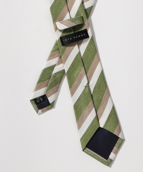 TETE HOMME(テットオム)の「フレンチリネンタイ(ネクタイ・メンズ・ネイビー/グレー/レッド/グリーン/グレー系その他/グリーン系その他/ブルー系その他/ブルー系その他2/ブルー系その他3・FREE)」の13枚目の写真