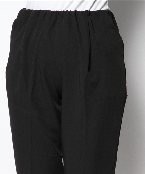 CIAOPANIC(チャオパニック)の「【Ciaopanic】T/RウエストギャザータックPTS(チノパンツ・レディース・オフホワイト/ベージュ/ネイビー/ブラック・SMALL/MEDIUM)」の7枚目の写真