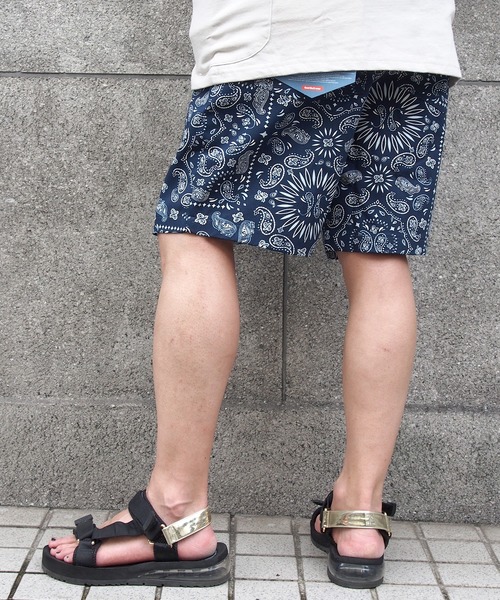 COOKMAN(クックマン)の「Cookman クックマン シェフショートパンツ イージーパンツ ペイズリーネイビー バンダナ柄(その他パンツ・メンズ・ネイビー・MEDIUM/LARGE/X-LARGE/SMALL)」の13枚目の写真