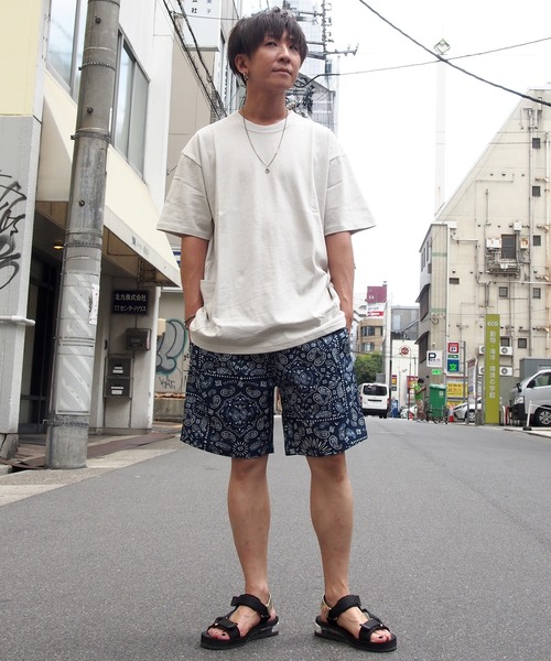 COOKMAN(クックマン)の「Cookman クックマン シェフショートパンツ イージーパンツ ペイズリーネイビー バンダナ柄(その他パンツ・メンズ・ネイビー・MEDIUM/LARGE/X-LARGE/SMALL)」の19枚目の写真