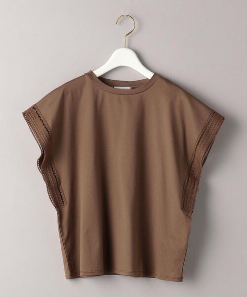 BEAUTY&YOUTH UNITED ARROWS(ビューティーアンドユースユナイテッドアローズ)の「BY カットワークフレアスリーブカットソー ◆(Tシャツ/カットソー・レディース・ホワイト/モカ/ブラック/オリーブ・FREE)」の14枚目の写真