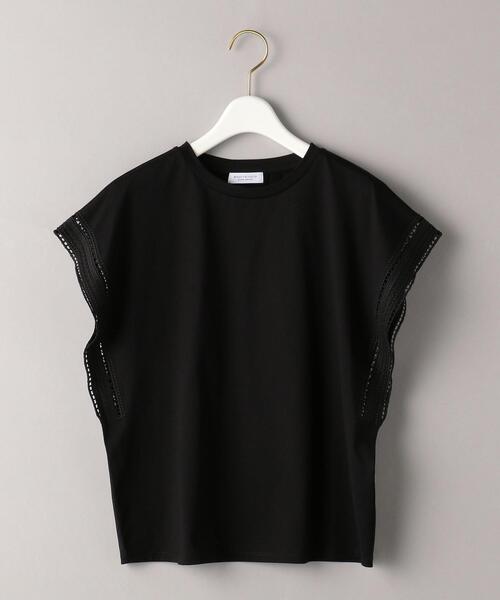 BEAUTY&YOUTH UNITED ARROWS(ビューティーアンドユースユナイテッドアローズ)の「BY カットワークフレアスリーブカットソー ◆(Tシャツ/カットソー・レディース・ホワイト/モカ/ブラック/オリーブ・FREE)」の10枚目の写真