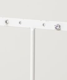 【LUGG NAGG SELECT/ ラグナグセレクト】シルバー925製　3㎜誕生石ピアス[片耳用]