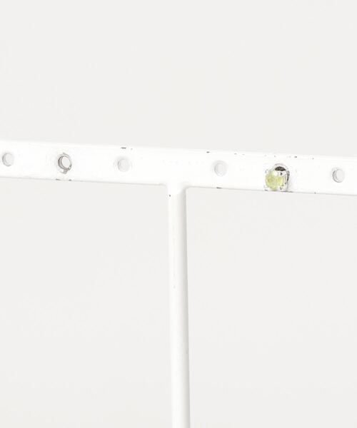 LUGG NAGG（ラグナグ）の「【LUGG NAGG SELECT/ ラグナグセレクト】シルバー925製　3㎜誕生石ピアス[片耳用]（ピアス（片耳用）・メンズ・ライトグリーン/パープル/ラベンダー/ピンク/レッド/ワイン/グリーン/ホワイト/クリア/イエロー/ブルー/ライトブルー・8月/2月/12月/10月/7月/1月/5月/6月/4月/11月/9月/3月）」の4枚目の写真