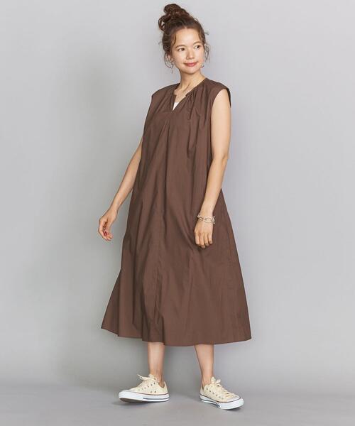 商品詳細 By コットンスキッパーネックフレンチスリーブワンピース O Beauty Youth ビューティ ユース 公式通販
