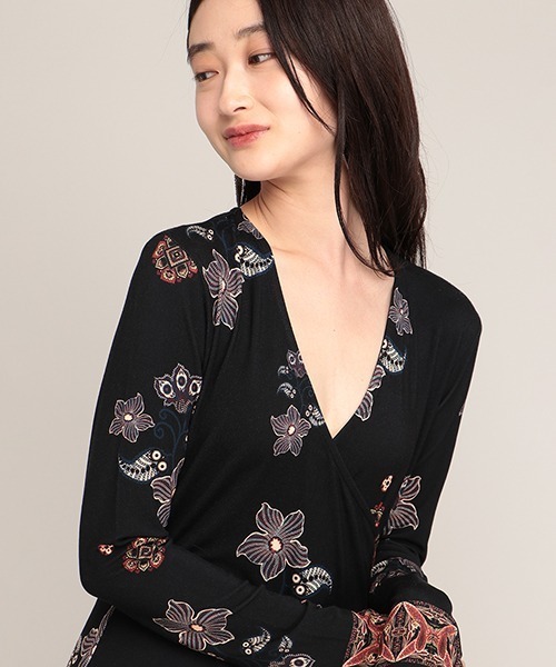 Desigual（デシグアル）の「ワンピース長袖 SINGAPUR（ワンピース・レディース・ブラック・SS/S/2L/L/M）」の6枚目の写真