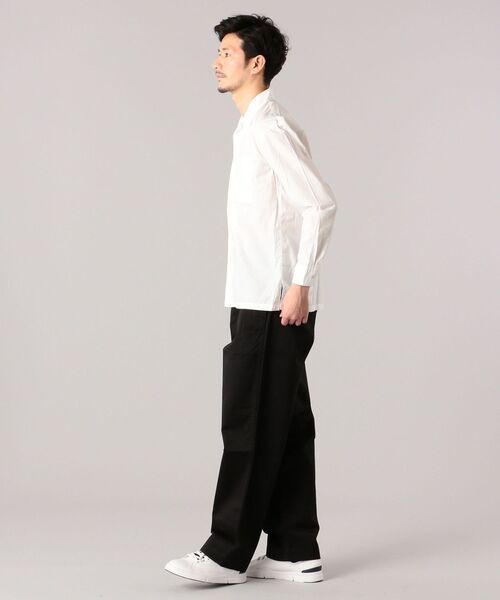SHIPS(シップス)の「SC: ハイカウント ミリタリー 2タック ワイド チノパンツ(チノパンツ・メンズ・ブラック/ベージュ・SMALL/MEDIUM/LARGE/X-LARGE)」の8枚目の写真