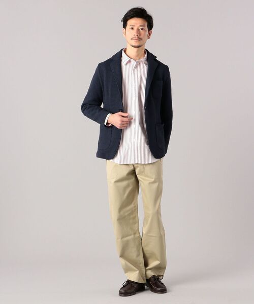 SHIPS(シップス)の「SC: ハイカウント ミリタリー 2タック ワイド チノパンツ(チノパンツ・メンズ・ブラック/ベージュ・SMALL/MEDIUM/LARGE/X-LARGE)」の15枚目の写真
