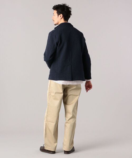 SHIPS(シップス)の「SC: ハイカウント ミリタリー 2タック ワイド チノパンツ(チノパンツ・メンズ・ブラック/ベージュ・SMALL/MEDIUM/LARGE/X-LARGE)」の17枚目の写真