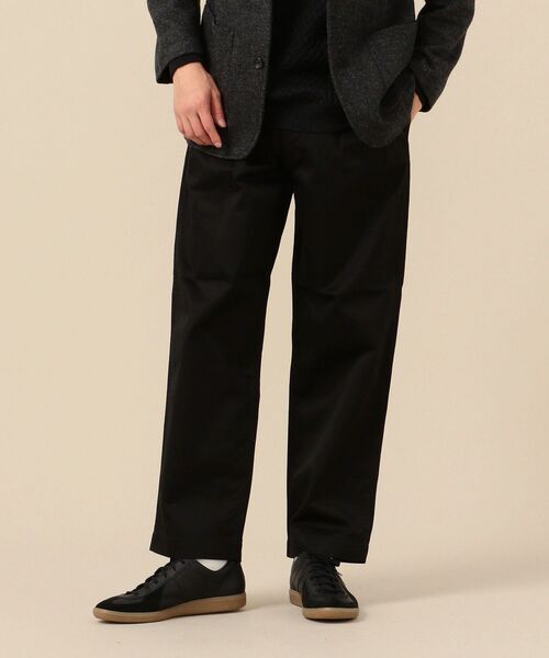 SHIPS(シップス)の「SC: ハイカウント ミリタリー 2タック ワイド チノパンツ(チノパンツ・メンズ・ブラック/ベージュ・SMALL/MEDIUM/LARGE/X-LARGE)」の20枚目の写真