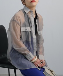 ap retro | シアービッグロングシャツ【ZOZOTOWN限定商品】(シャツ/ブラウス)