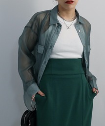 ap retro | シアービッグロングシャツ【ZOZOTOWN限定商品】(シャツ/ブラウス)