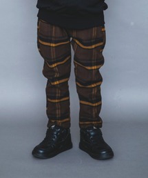 BRANSHES | ツイル起毛チェック柄テーパードパンツ(その他パンツ)