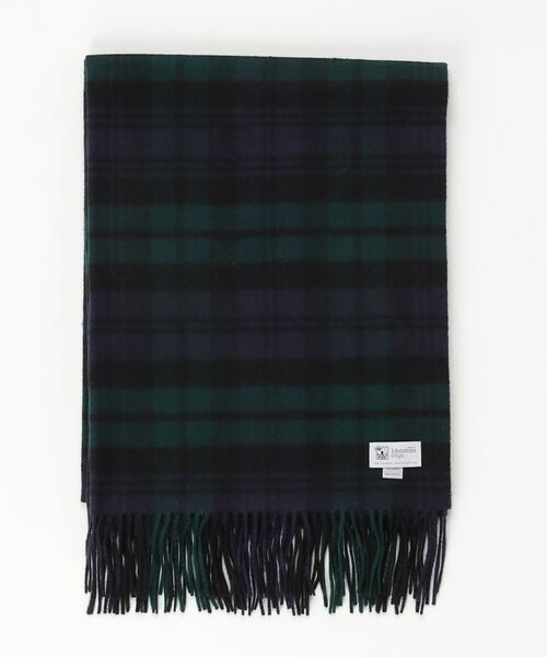 Johnstons of Elgin(ジョンストンズオブエルガン)の「【Johnstons】大判 100%ピュアカシミヤストール 100% Cashmere 190×70cm/カシミア(ストール/ショール・レディース・ブラック×ホワイト/ライトグレー/ライトピンク/ブラック×グリーン/ダークグレー/ネイビー/キャメル/ホワイト×グリーン/ダークグリーン/ダークグリーン系2/レッド系その他2/ブラウン系その他2/ダークブラック/ブラック×グレー/ナチュラル/レッド/ホワイト×レッド/チャコールグレー/ネイビー系1/ライトグリーン/レッド系4/レッド系5/ピンク系その他/レッド系その他3/グリーン系その他2・FREE)」の12枚目の写真