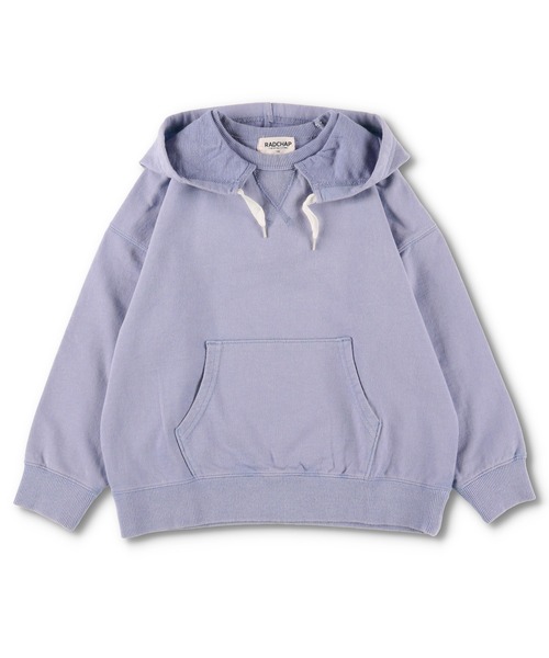 RADCHAP(ラッドチャップ)の「【ペア】ミニ裏毛トレーナー(パーカー・キッズ・パープル/アイボリー・90cm/110cm/100cm/120cm/130cm/140cm/150cm)」の2枚目の写真
