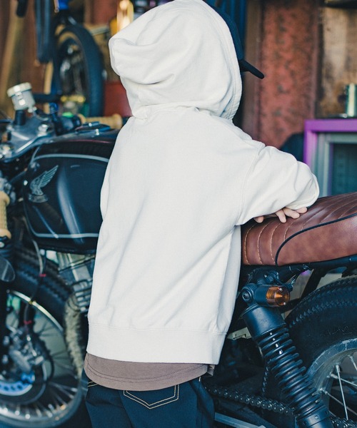 RADCHAP(ラッドチャップ)の「【ペア】ミニ裏毛トレーナー(パーカー・キッズ・パープル/アイボリー・90cm/110cm/100cm/120cm/130cm/140cm/150cm)」の5枚目の写真