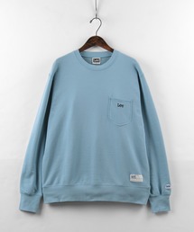 Lee | 【LEE/リー】別注 ビックシルエット ミニロゴ刺繍 ワンポイント ポケット付き スウェット/プルオーバー21SS(スウェット)