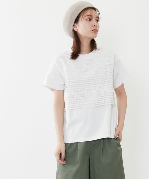 POU DOU DOU（プードゥドゥ）の「コットンサーモベレー（ハンチング/ベレー帽・レディース・ブラック/ベージュ/グリーン・8）」の8枚目の写真