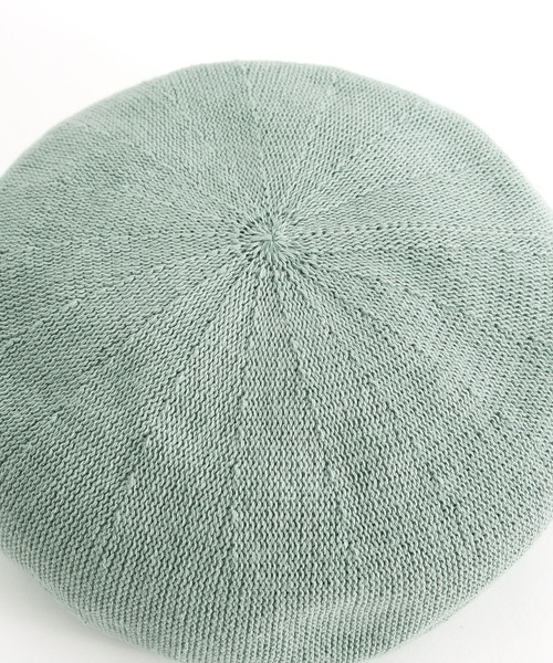 POU DOU DOU（プードゥドゥ）の「コットンサーモベレー（ハンチング/ベレー帽・レディース・ブラック/ベージュ/グリーン・8）」の12枚目の写真