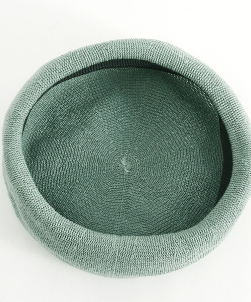 POU DOU DOU（プードゥドゥ）の「コットンサーモベレー（ハンチング/ベレー帽・レディース・ブラック/ベージュ/グリーン・8）」の13枚目の写真