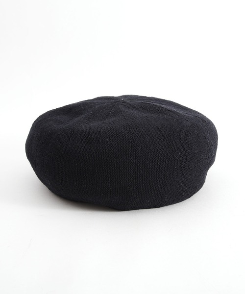 POU DOU DOU（プードゥドゥ）の「コットンサーモベレー（ハンチング/ベレー帽・レディース・ブラック/ベージュ/グリーン・8）」の14枚目の写真