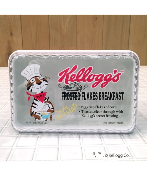 セール】Kellogg's (ケロッグ) 長角ランチボックス COOK トニー BL