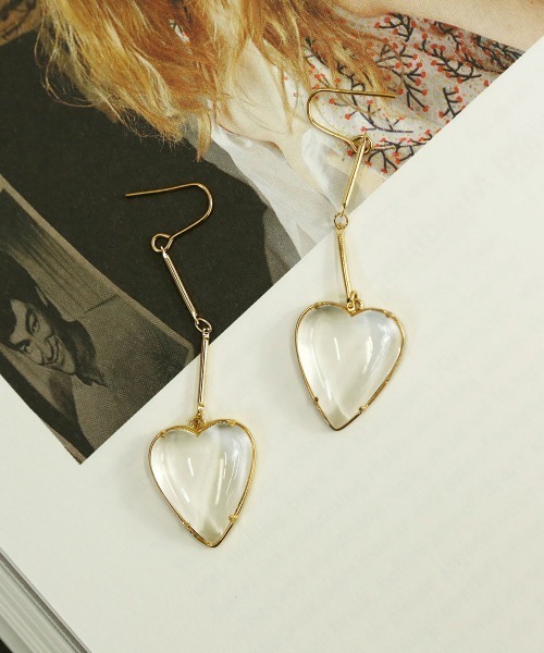 セール クリアハートピアス ピアス 両耳用 Accommode アコモデ のファッション通販 Zozotown