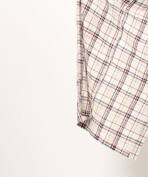 チチカカ（チチカカ）の「チェックローブガウン（ノーカラーコート・レディース・ベージュ/ブラウン・FREE）」の19枚目の写真