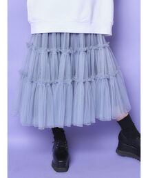 Now me. by NYLON JAPAN | 【NOW　EMPiRE×merry jenny】チュールスカート(スカート)