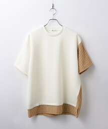tk.TAKEO KIKUCHI | ストライプレイヤードカットソー(Tシャツ/カットソー)